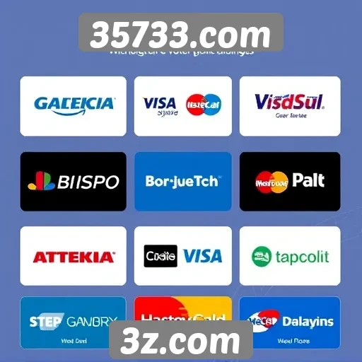 Métodos de pagamento oferecidos por 35733.com